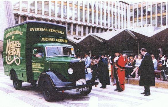 A Classic Gerson Overseas Removals Van