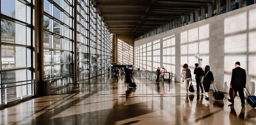 International Relocation - People walking through an airport