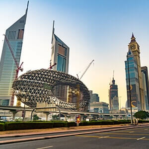 Sheikh Zayed Road in Dubai