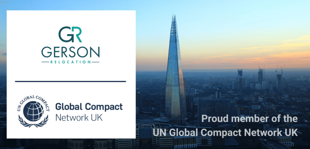 Gerson Relocation is a proud member of the UN Global Compact Network UK