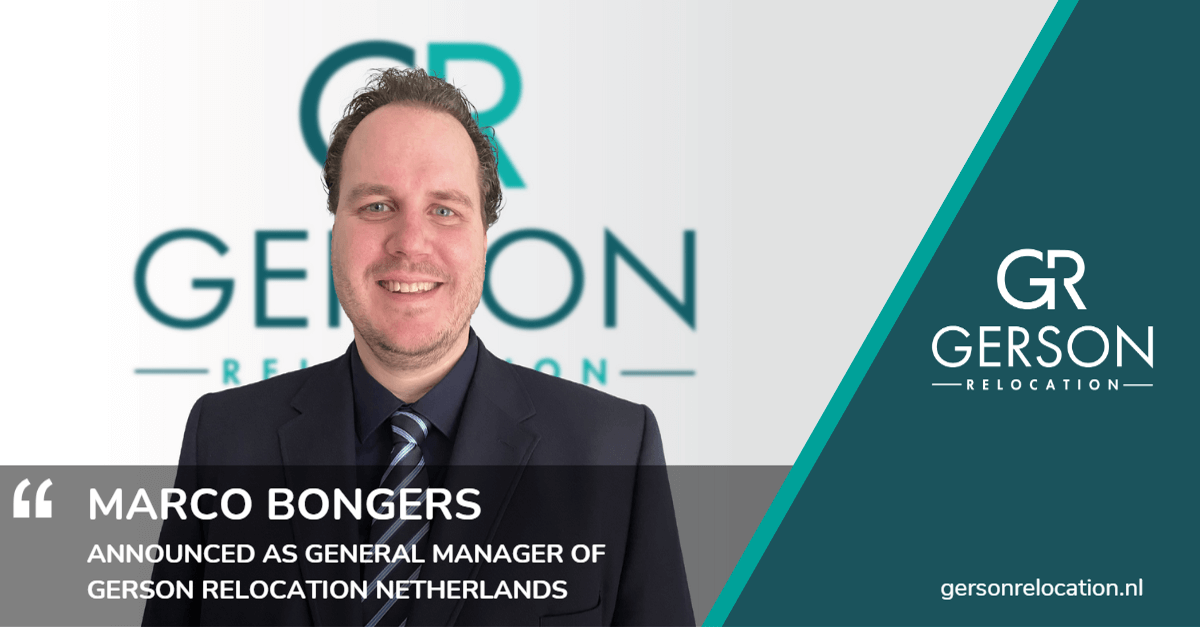 Marco Bongers Announced As General Manager Of Gerson Relocation Netherlands