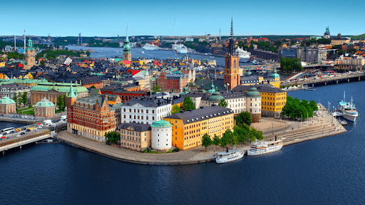 A Panoramic View Of Stockholm, Sweden