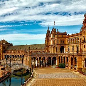 Plaza de Espana in Seville, Spain