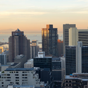 Central Business District in Cape Town